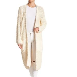 Free People Woodstock Longline Cardigan